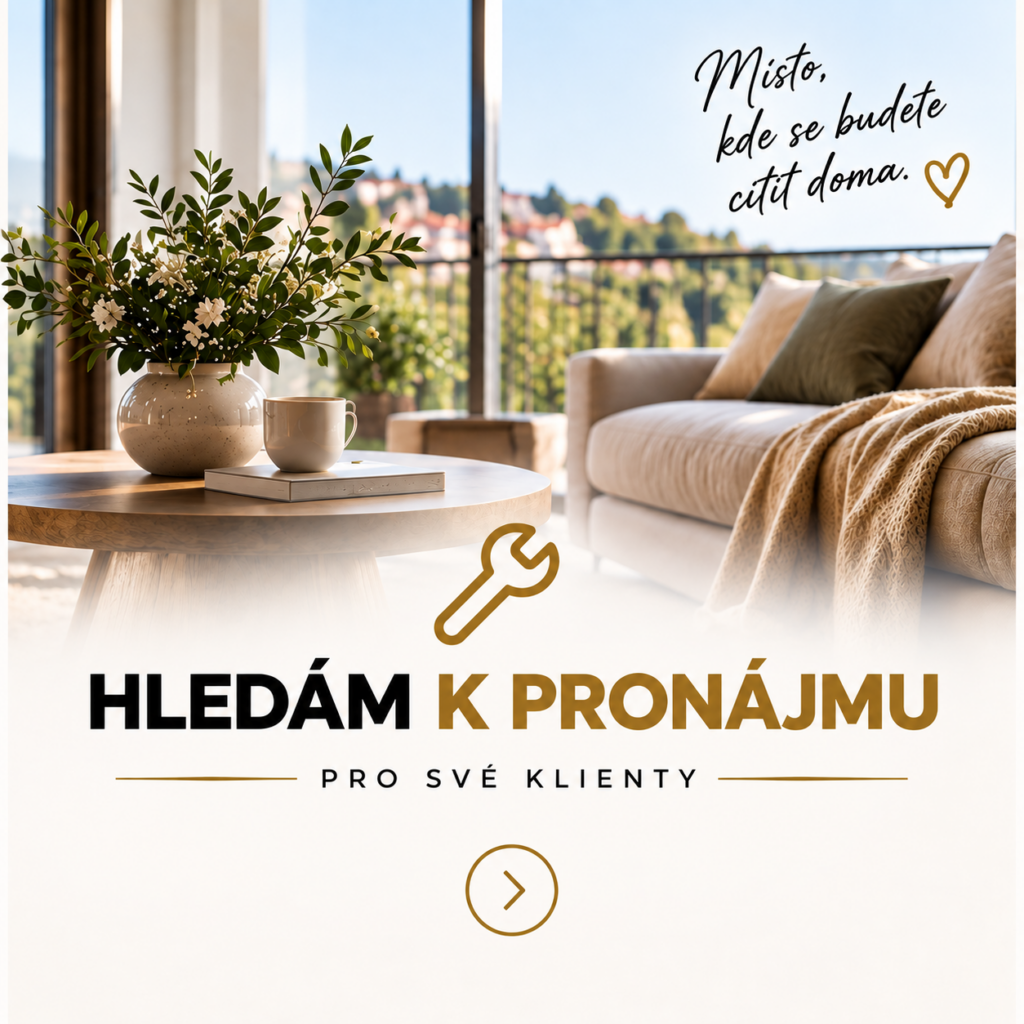 Hledám nemovitost k pronájmu pro klienty